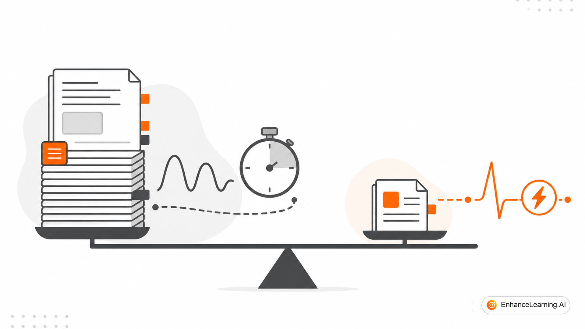 The Trade-off Between Context Richness and LLM Latency — cover illustration | EnhanceLearning.AI
